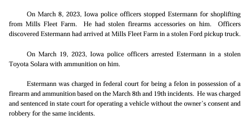 A man was convicted and sentenced for being a felon in possession. He ...