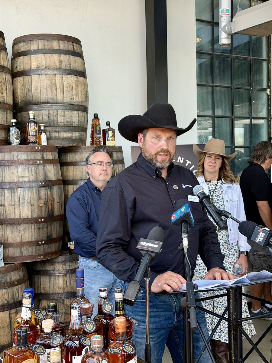 AlbertaGrains's tweet photo. Yesterday, Alberta Grains chair Scott Jespersen joined @ABDanielleSmith, @DaleNally_AB and industry partners to launch the new Authentic Alberta Whisky brand and logo.
The brand highlights whisky made with high-quality, homegrown Alberta grain.
#AbAg #WestCdnAg https://t.co/QcDMJRBMa8