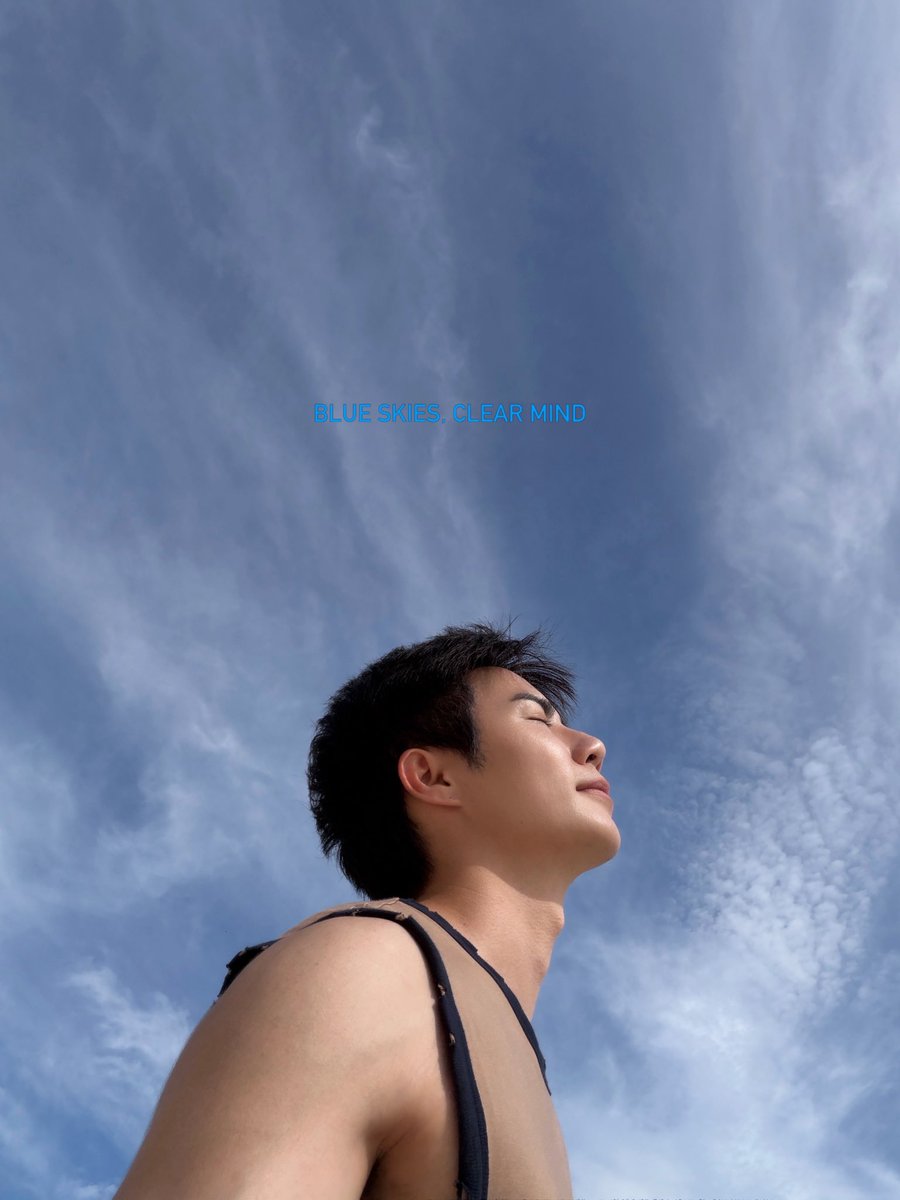 zee_pruk's tweet photo. Blue skies, Clear mind. 🩵☁️🌊 #ZeePruk https://t.co/DFuSgZPI2y