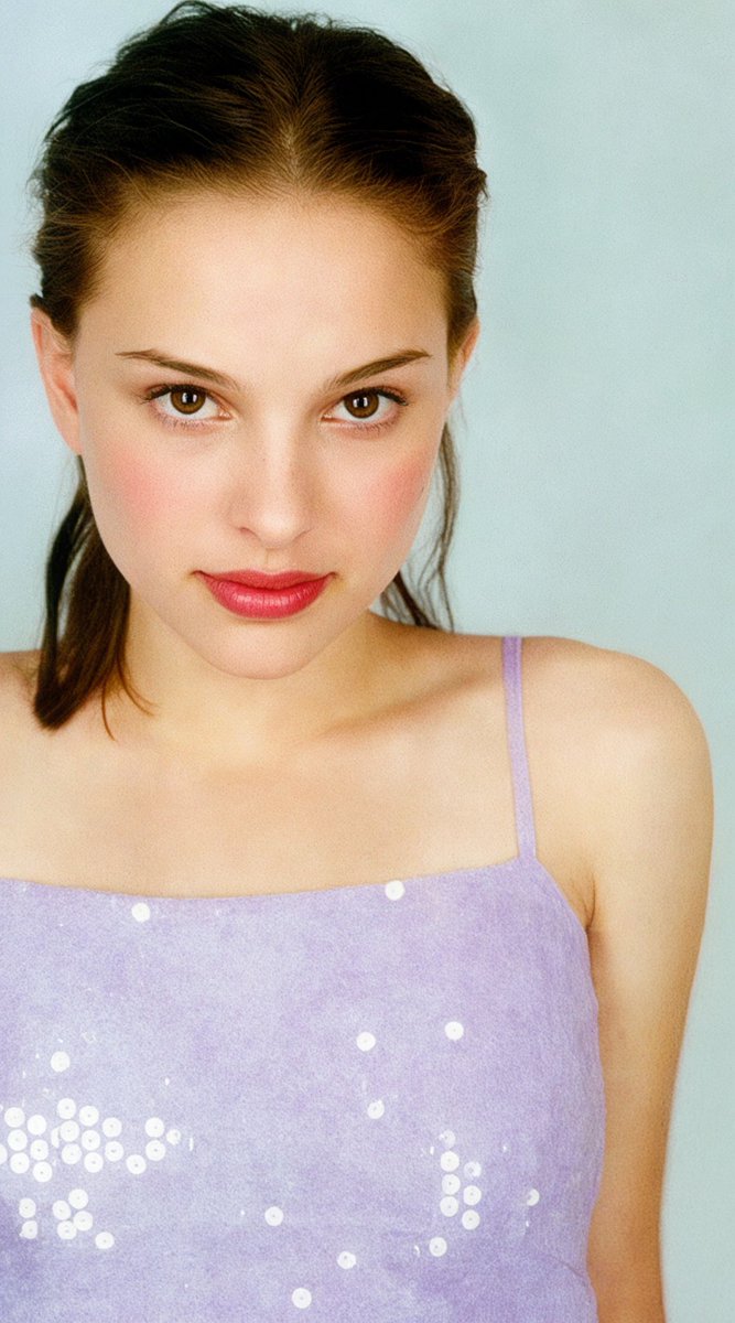 EvelynRose95's tweet photo. Natalie Portman - photographed by Michael Palombo. A flawless vintage look. 🌸 https://t.co/qEDlbkTkTf