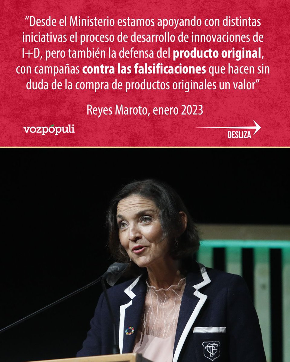 voz_populi's tweet photo. 📸 La foto que retrata a Reyes Maroto: de ministra antipiratería a vestir una camiseta falsa de España

✍️ Te informa Mario Cortijo (@MCortijo16)

📲 Lee la noticia al completo aquí: https://t.co/YbHkRMGoXA https://t.co/y0LZIkcn6I