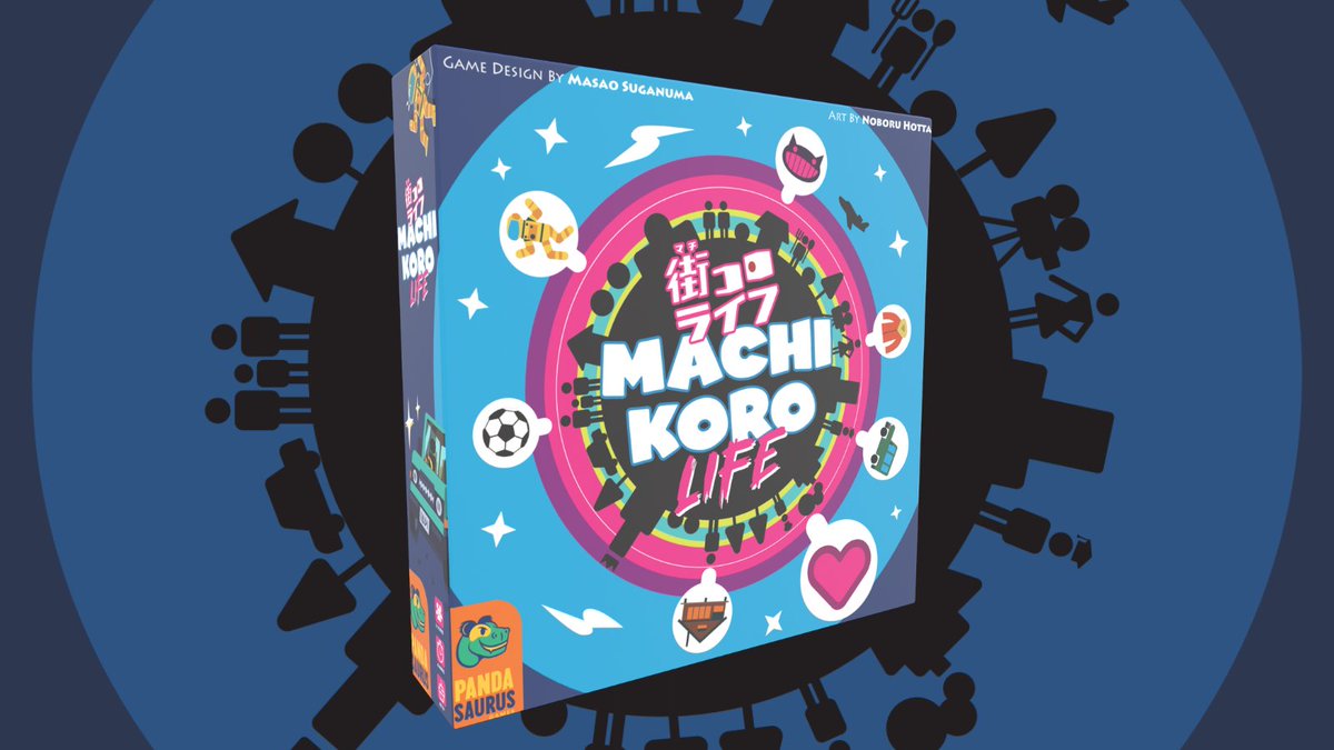 Pandasaurusgame's tweet photo. The Machi Koro line continues with its next chapter: Machi Koro Life. 🌆 

Releasing August 19. Preorders are now open on our website and include a FREE set of promo cards!

Learn more about the game and preorder here: https://t.co/aveLIfsZUH https://t.co/9EQqOATiP9