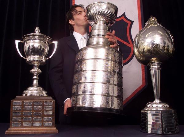 citchmook's tweet photo. Happy birthday, Joe Sakic.

Hall of Fame. Three Stanley Cups, Conn Smythe, GM of the Year, Olympic Gold + MVP, Hart, Lindsay, Byng, All Star MVP, 1641 points, 625 goals, one of only two players in NHL history to secure a 100 point season at 37 or order. Legendary. https://t.co/yurYt5WAqe