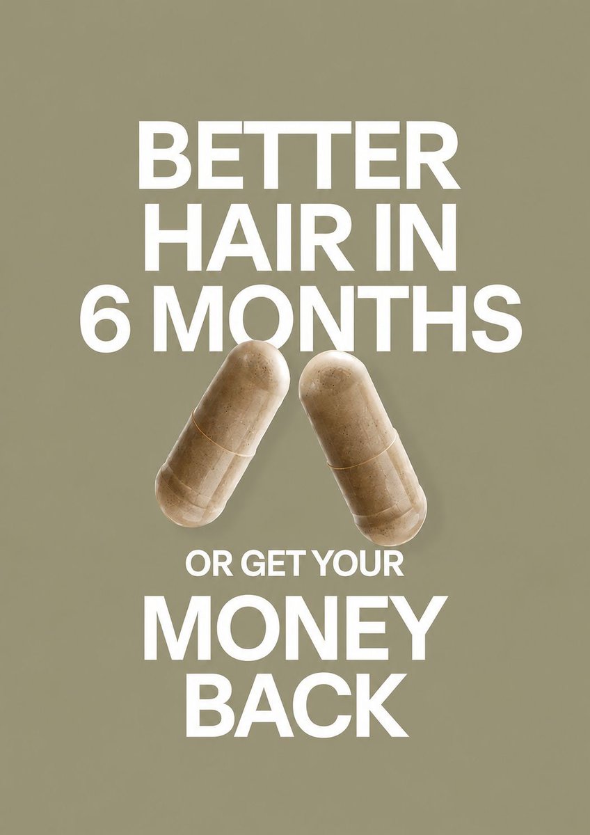 tryriseofficial's tweet photo. One daily capsule. Five clinically selected ingredients. Real results you can stand behind.

If you don't see better hair in 6 months, get your money back.*

Start your hair recovery journey today through the link in our bio.

#HairGrowth #HairLoss #HairRegrowth #MensHair https://t.co/QXoFuK4HSh