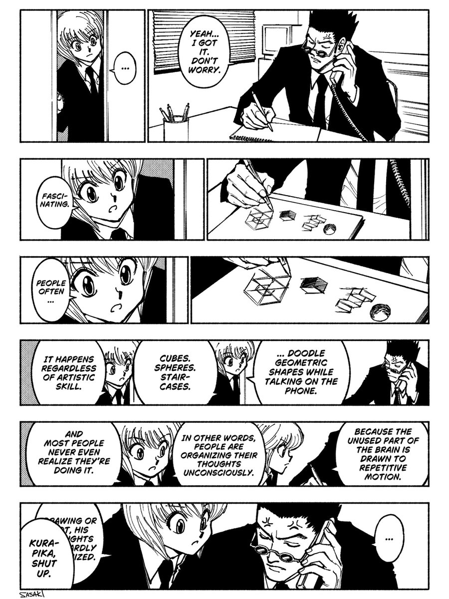 sasaki_koguma's tweet photo. leorio &amp; kurapika 📞

#hxhfanart https://t.co/OX8JhMhLFS
