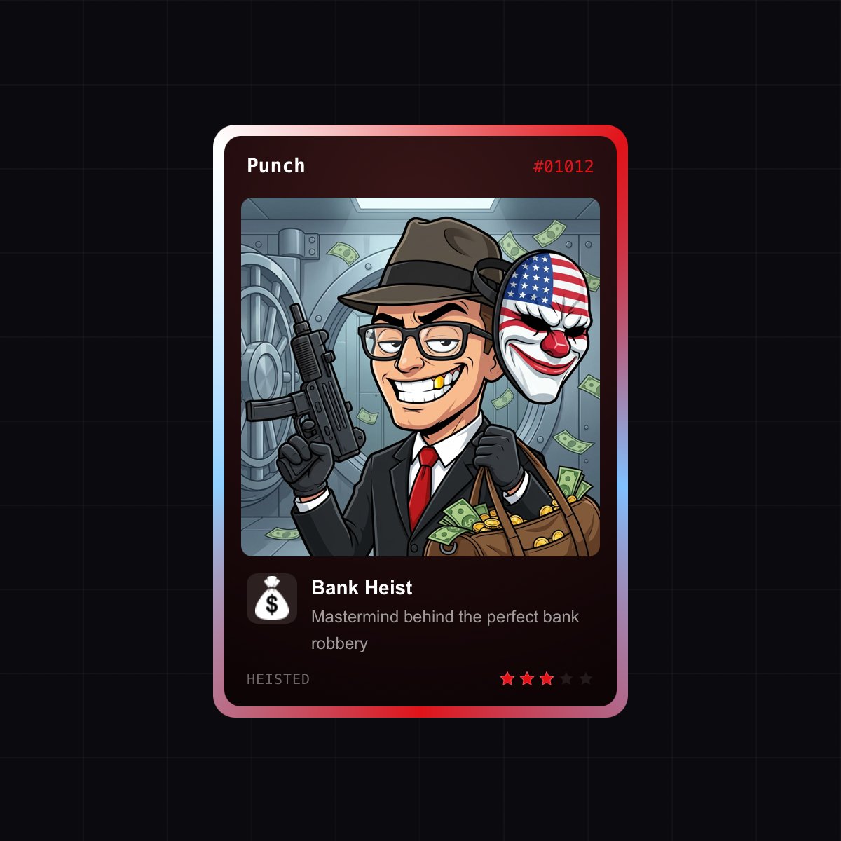 crypt_superlove's tweet photo. I'm robbing a bank soon

Join my crew @Heistedxyz

[ drop your card below👇] https://t.co/1y6ybR06nw