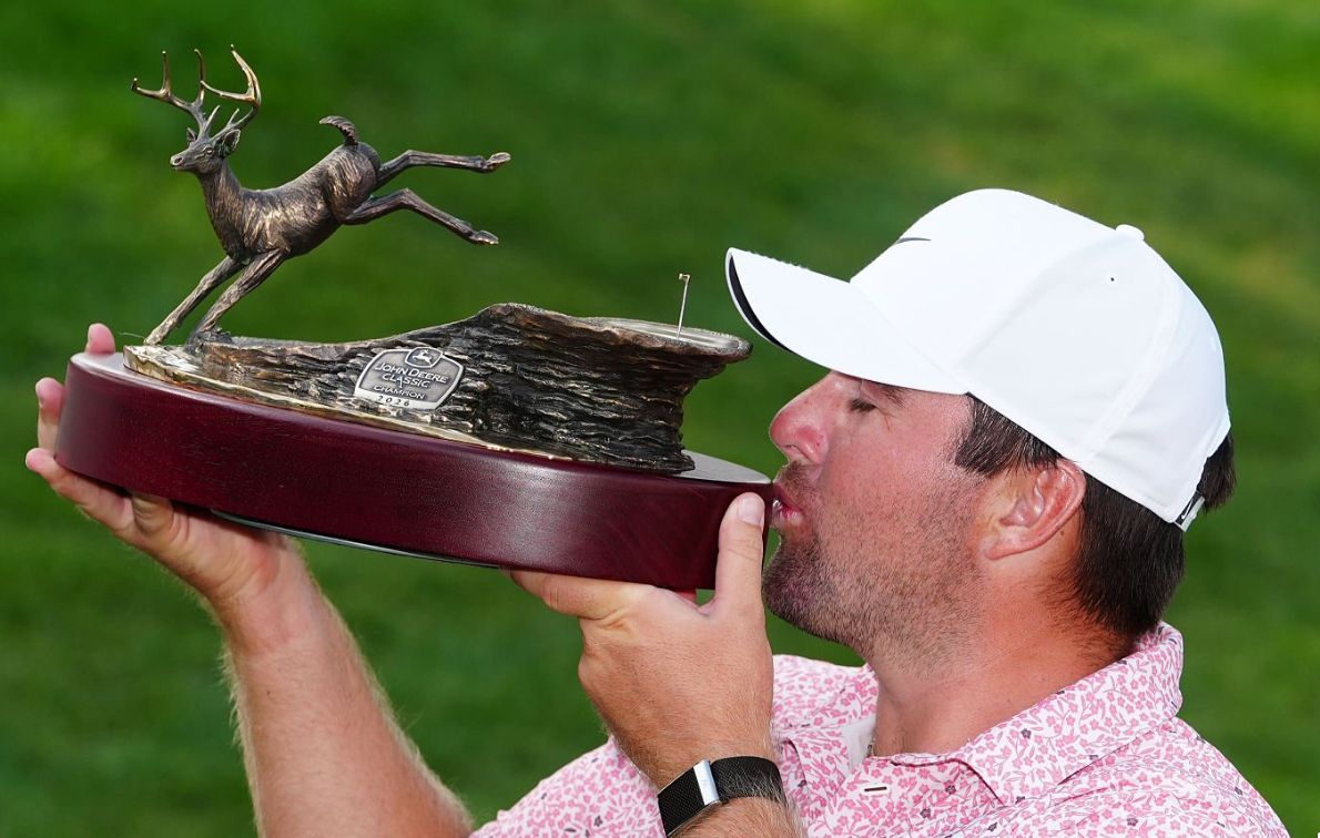 MyGolfSpy's tweet photo. Professional golf is starving for a young star...

I think he's been staring us in the face for a while.

Chris Gotterup is 26. 
Built like a linebacker. 

Grew up on the Jersey Shore, played lacrosse, went to Rutgers, had to grind back through the Korn Ferry Tour…

Now? Only Scottie and Rory have more PGA Tour wins since 2025.

Then he shows up at the John Deere...

Sunday, he shot 62, won the thing, and nearly cried with his brother on the bag.

That’s the kind of story golf should be pushing

THE STORY - https://t.co/FeL8fFGy2K