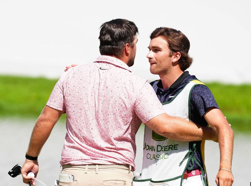 MyGolfSpy's tweet photo. Professional golf is starving for a young star...

I think he's been staring us in the face for a while.

Chris Gotterup is 26. 
Built like a linebacker. 

Grew up on the Jersey Shore, played lacrosse, went to Rutgers, had to grind back through the Korn Ferry Tour…

Now? Only Scottie and Rory have more PGA Tour wins since 2025.

Then he shows up at the John Deere...

Sunday, he shot 62, won the thing, and nearly cried with his brother on the bag.

That’s the kind of story golf should be pushing

THE STORY - https://t.co/FeL8fFGy2K