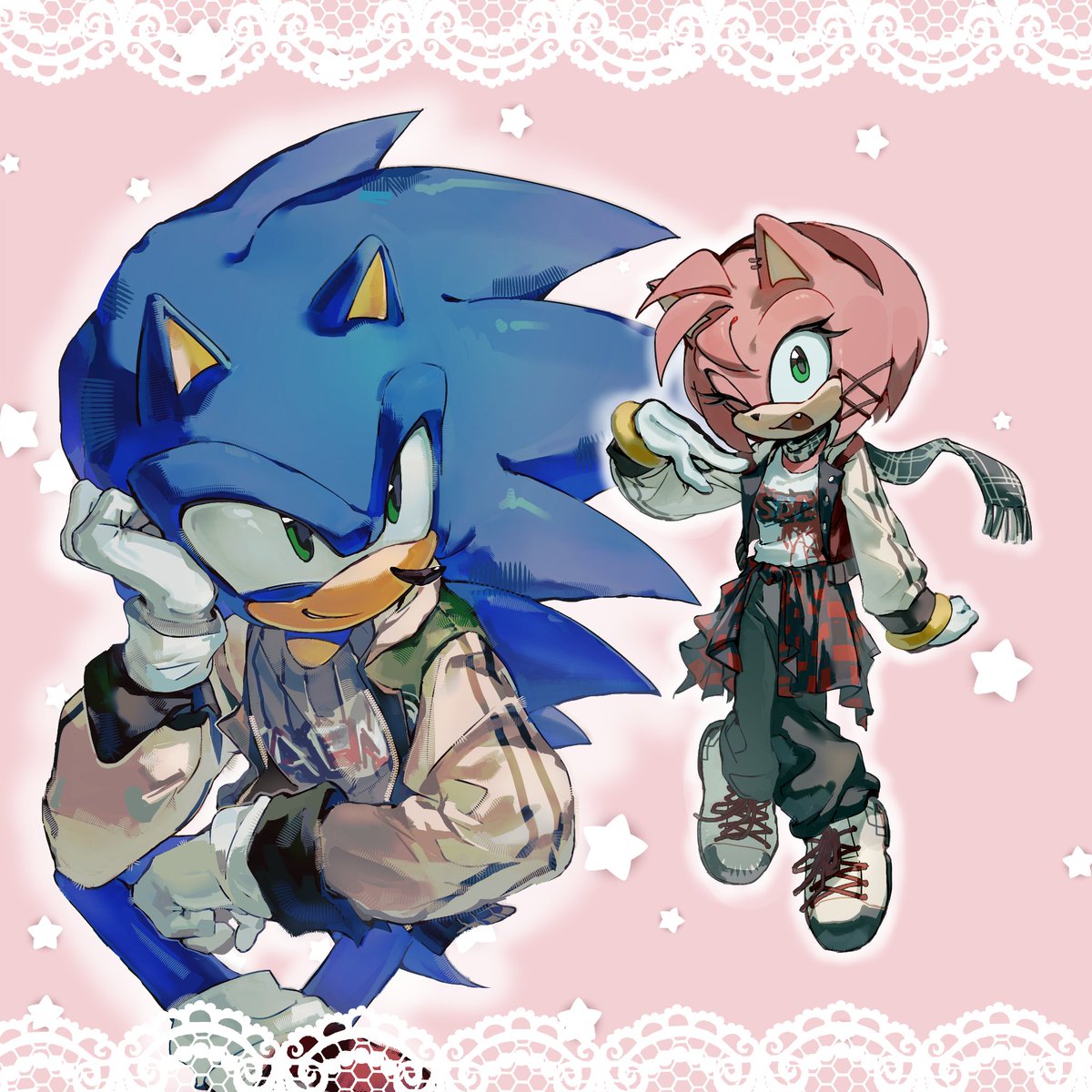 mazierski23809's tweet photo. #sonamyfanart #sonamy
怎么才画完第一张。 https://t.co/UIVrOI7xLP
