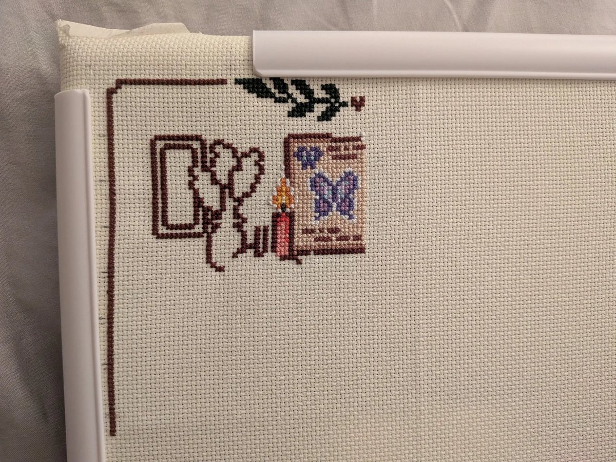 SnuggleBunArt's tweet photo. This one is turning out amazing 🤩 
Pattern: The Herbalist by Loombug on Etsy 
#crossstitch #embroidery #sewing https://t.co/hqmAy5ZW2b