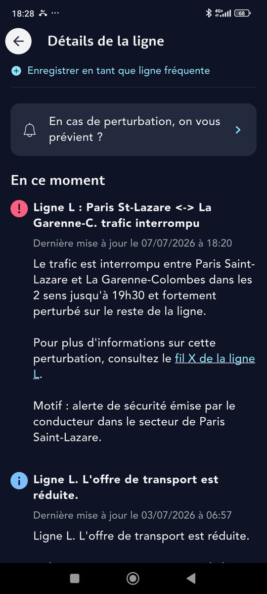 Plus de trains tweet media