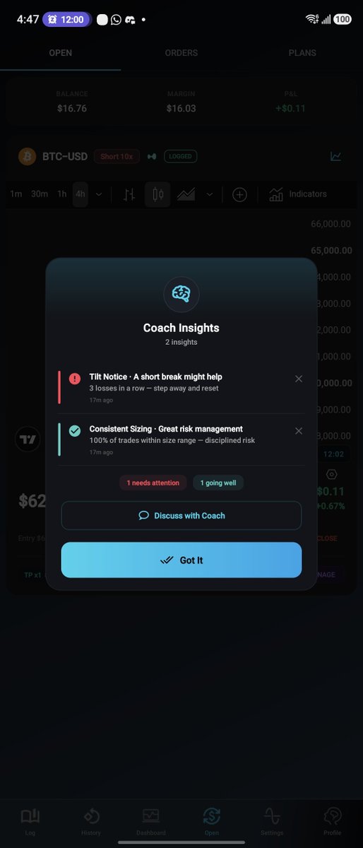 Ordynapp's tweet photo. Insight into your habits can not only make you a better trader, but help hold you accountable.
Keep tabs on yourself with ORDYN
#tradingpsychology #crypto #TradeJournal https://t.co/TwpRnVARnZ