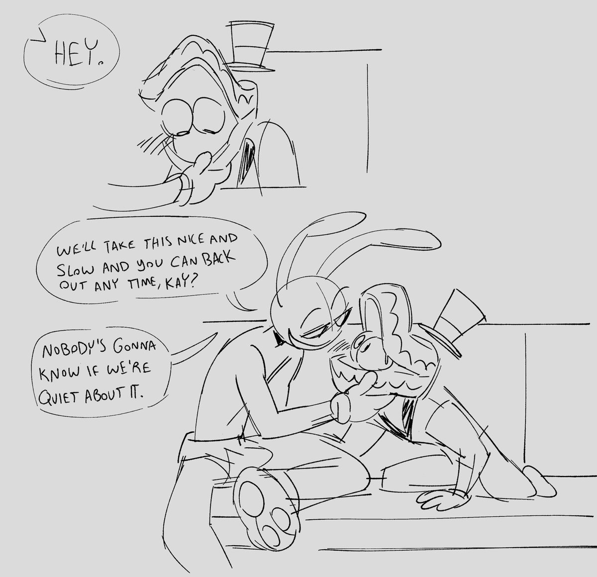 passion_seed's tweet photo. This was a little passion project between @PlzOpenTheDoor8 and I where we each improvise a 30 minute  page! This is a soft #vore comic but includes interior shots and a bit of fighting back ;) you’ve been warned! Part 1/10 #genitalcircus #tadcnsfw https://t.co/BQe8WQqQa4
