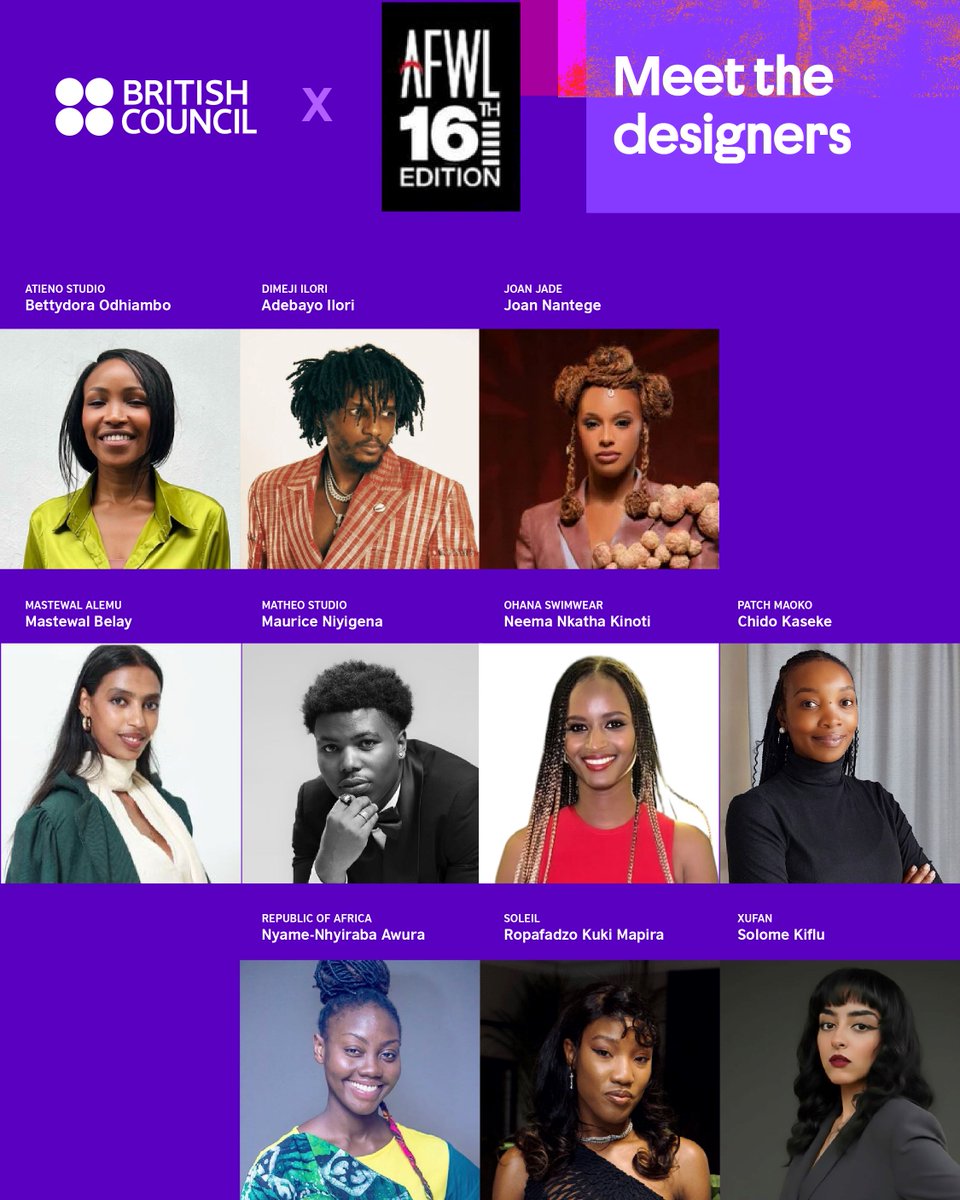 ke_British's tweet photo. Meet 10 fashion entrepreneurs from Ethiopia, Ghana, Kenya, Nigeria, Rwanda, Uganda & Zimbabwe representing our #CreativeDNA programme at Africa Fashion Week London 2026. They're showcasing African creativity, innovation and enterprise.
#AFWL2026 #AfricanFashion #CreativeGrowth https://t.co/5YggDFVr5N