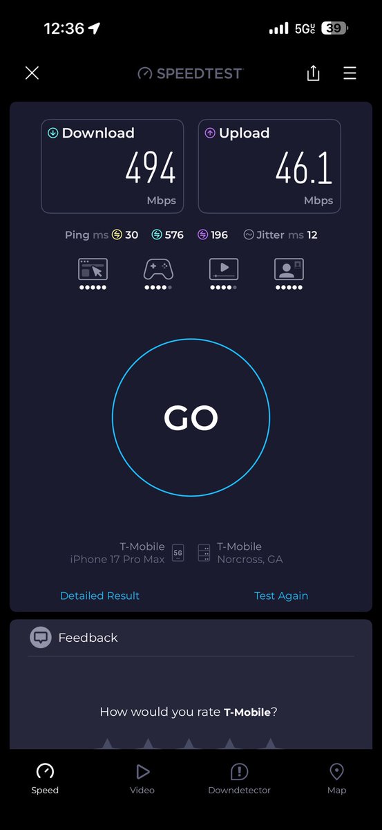 curtisnetworks's tweet photo. Carriers in the Atlanta Airport. Verizon and T-Mobile are really good! AT&amp;T usable but behind as usual. #TMobile #Verizon #ATT https://t.co/vDLwba1fhq