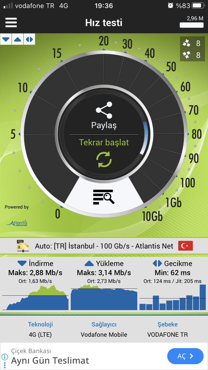 kmlusluu's tweet photo. Benden aylık 800₺ almasını iyi biliyon @VodafoneTR şebeke tek diş zor çekiyor. İnternet hızına bakıyorsun rezalet ötesi. Hizmete gelince yok para almaya gelince ver ver. https://t.co/MFHoNEm4YI