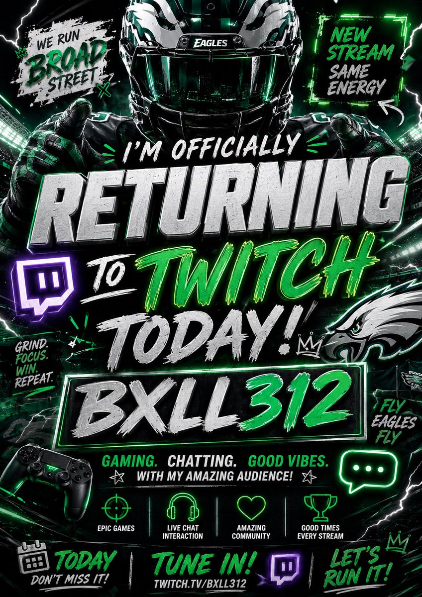 bxll312's tweet photo. New mindset. Same goal. 6pm EST.

#twitch #stream #streamer #streameruniversity #grind https://t.co/smSgIwyc8a