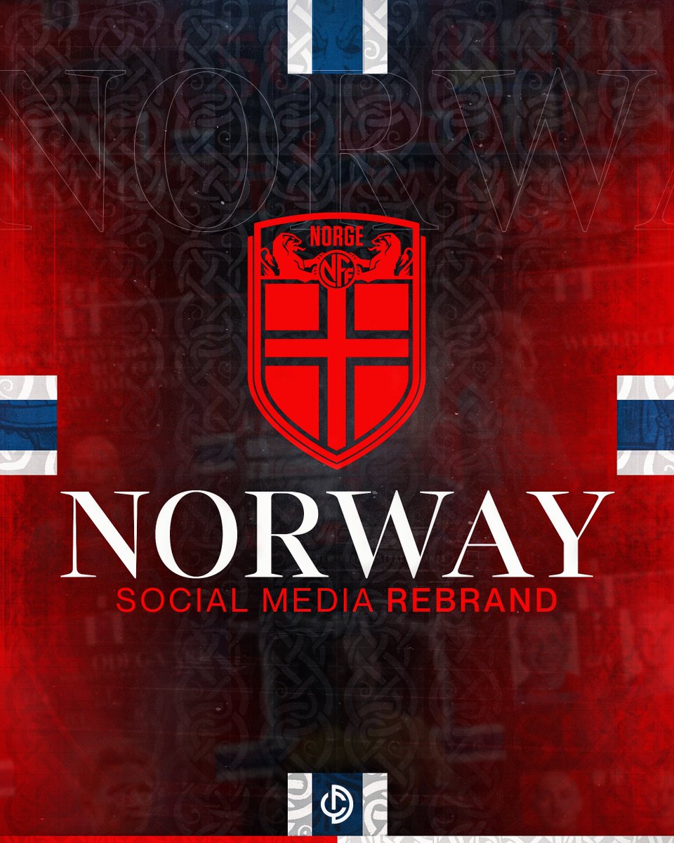 Ciandesignz's tweet photo. Norway World Cup Social Media Rebrand Concept ๐ณ๐ด๐จ๐งต
#smsports #norway #worldcup #sportdesign #herrelandslaget https://t.co/omP2Sa786q