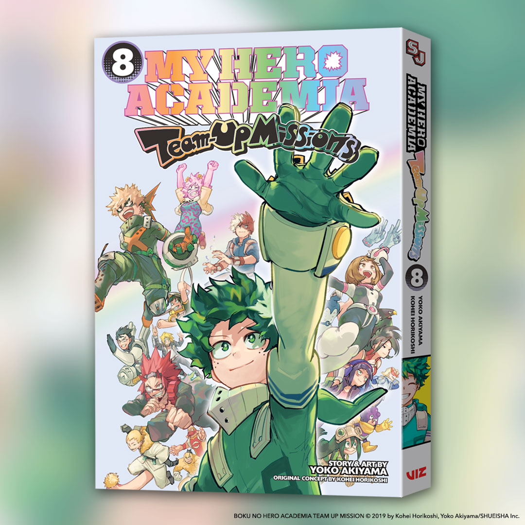 VIZMedia's tweet photo. New from Shonen Jump! My Hero Academia: Team-Up Missions, Vol. 8 is now available in print and digital!

Read a free preview: https://t.co/YXc3YxjlzG https://t.co/S77j2tgnsn