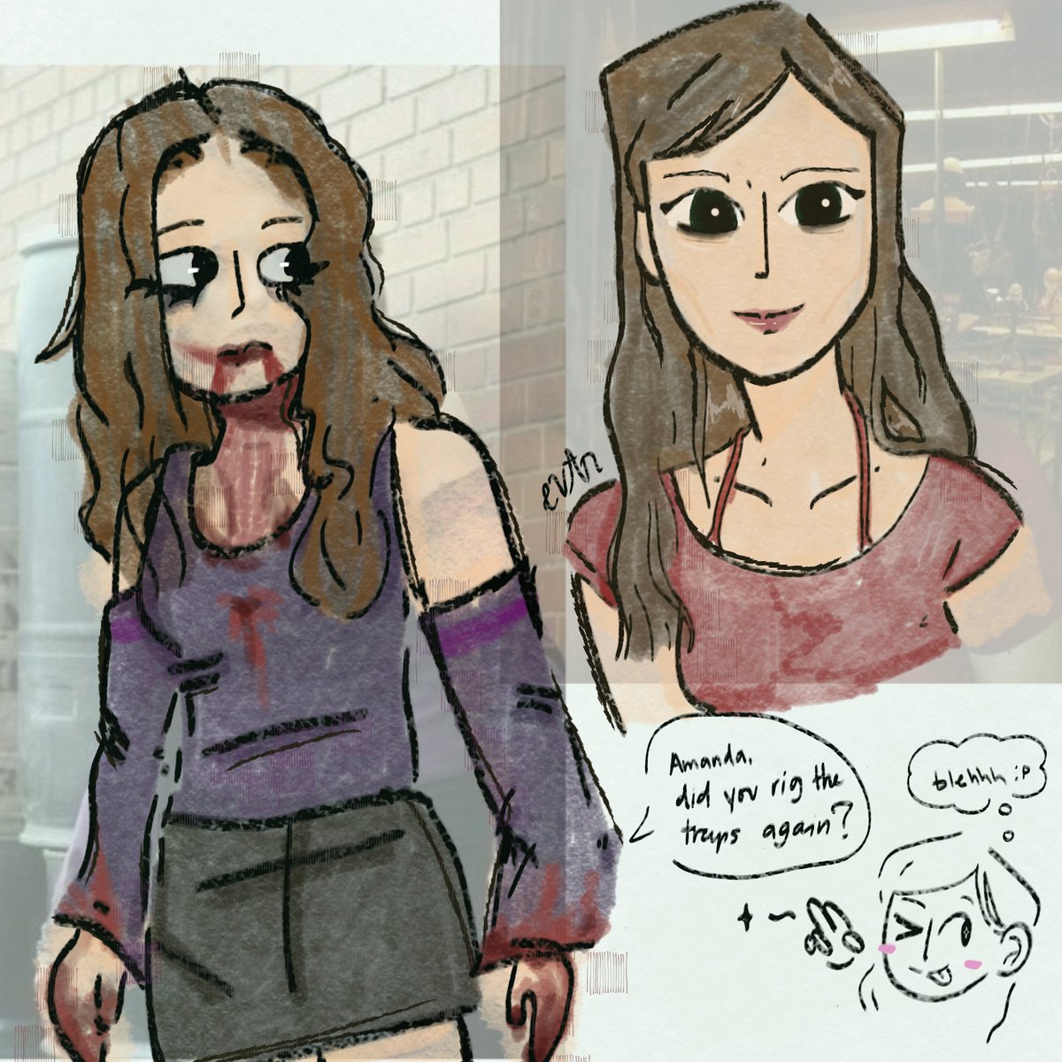 vvenhelsing's tweet photo. saw fandom please let me in once more, here's some mandies as an offering  #saw https://t.co/JUdHppkIZR