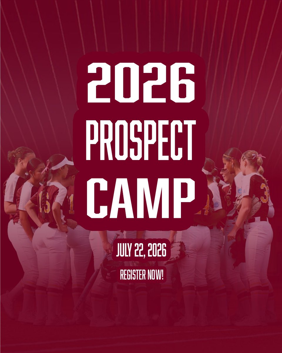 UcwvSoftball's tweet photo. 🚨 Future Golden Eagles, this one’s for you! 

Our 2026 Prospect Camp is right around the corner, and we can’t wait to get on the field with you!

📅 July 22, 2026
🔗 Sign up today through the link in our bio! 

See you soon! #WingsUp #UCWVSoftball #ProspectCamp https://t.co/GRlhpGapFC