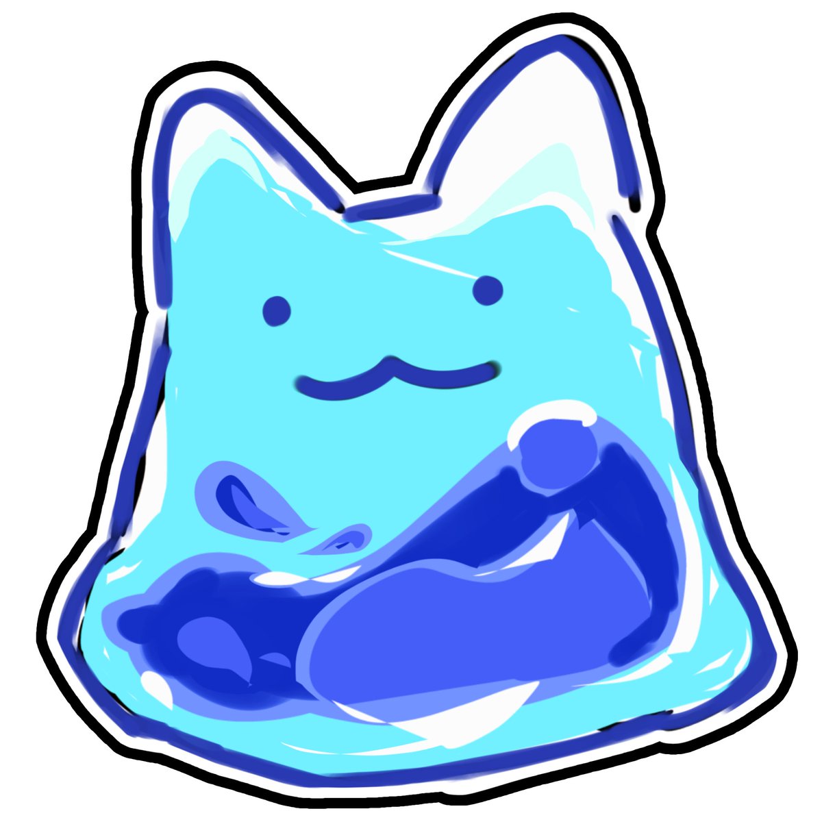 lhhj_08's tweet photo. Reading #Eoshinki and realizing that this cute blob is the most scary yet also gentlemanly thing I've seen (plus practice w the lasso tool) https://t.co/xeV6hSdUWH