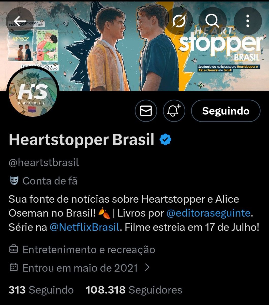 Clondaldo's tweet photo. @heartstbrasil @editoraseguinte #HeartstopperParaSempre https://t.co/hviUVZCcUW