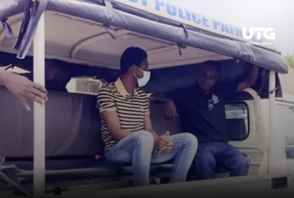 Thevokofficial's tweet photo. 📍📍JUST IN📍📍

21-year-old Daniel Tuffuor, a final year KNUST Biological Science student who was arrested in connection with the tragic demise of Miss Joana Yabani based on CCTV footage reappeared before the Kumasi High Court today as the legal proceedings in his case continued.

Tuffour is charged with murdering his girlfriend, Joana Deladem Yabani, a 21-year-old final-year Biological Sciences student at KNUST.

Joana was tragically found dead on the very campus she had gone to study on the 27th of February 2025, with CCTV footage investigations revealing signs of assault.

Following the discovery, Tuffour was promptly arrested by campus security and handed over to the police, who subsequently charged him with her murder. The case remains active in the judicial system as prosecutors seek justice for the victim and her family.❗👀

Stay tuned✅ | #VOKLive