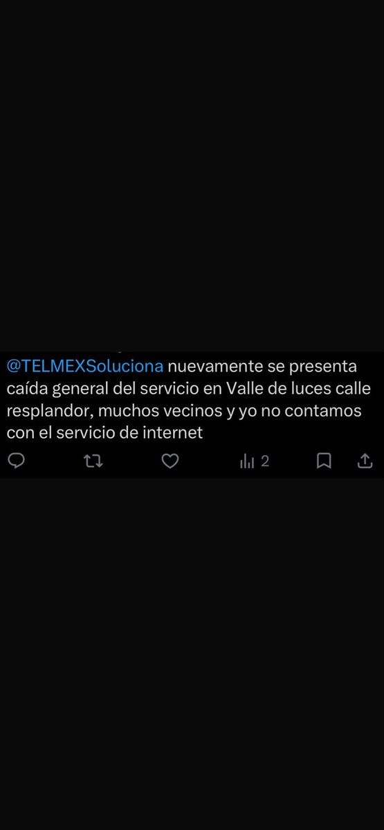 maripyII's tweet photo. @Telmex desde ayer no tenemos servicio, hasta cuando lo van a reparar https://t.co/x503nodUik