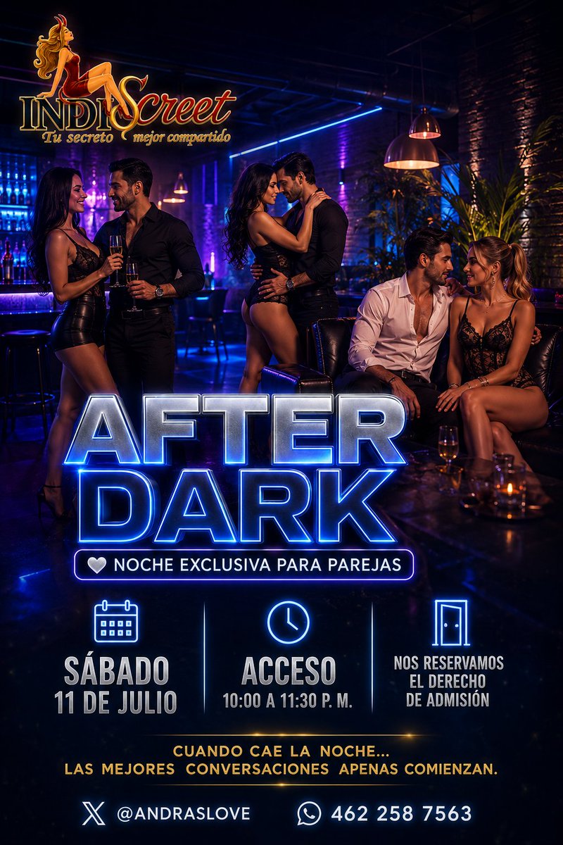 AndrasLove's tweet photo. 💙 La mejor parte de la noche comienza cuando llegan las personas correctas.

Dos eventos exclusivos, dos ambientes únicos... 

¿Nos vemos este fin de semana? ✨😈 @BlackSecretsmx  @BlackMagazineMx  @LizbetyAlex https://t.co/z6oS7F25sR