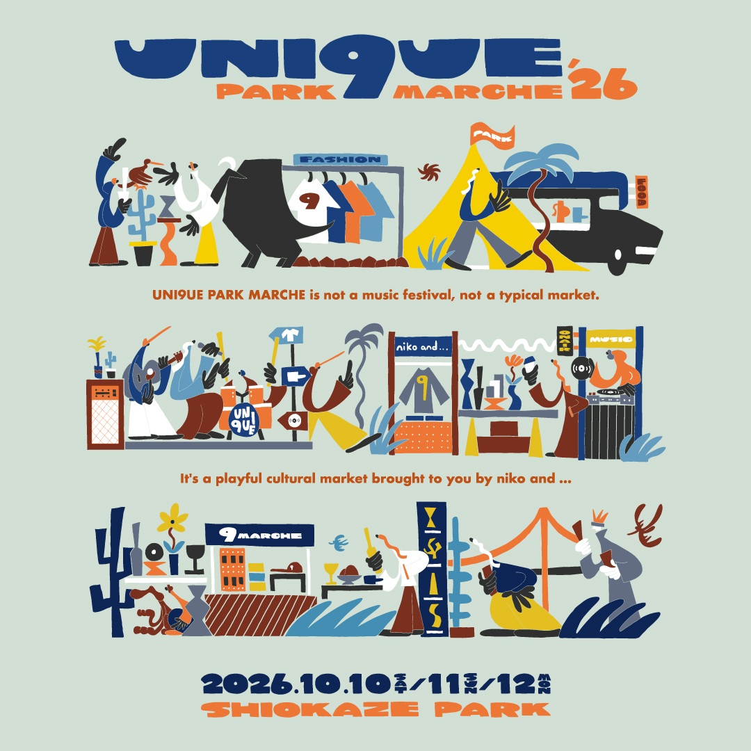 meiyo_music's tweet photo. ⚡️━━━━━━⚡️
┃　 NEW LIVE 　┃
⚡️━━━━━━⚡️

　　　˗ˏˋ niko and ... ˎˊ˗
『UNI9UE PARK MARCHE’26』

🗓️2026年10月10,11,12日(土,日,月祝) 
　 ※meiyoの出演はDay 2
📍お台場・潮風公園／太陽の広場 野外特設会場
⏰️OPEN / CLOSE 10:00 / 19:00 （予定）
🎫https://t.co/GzeaEmtsXs https://t.co/KFNPwpm3Hw