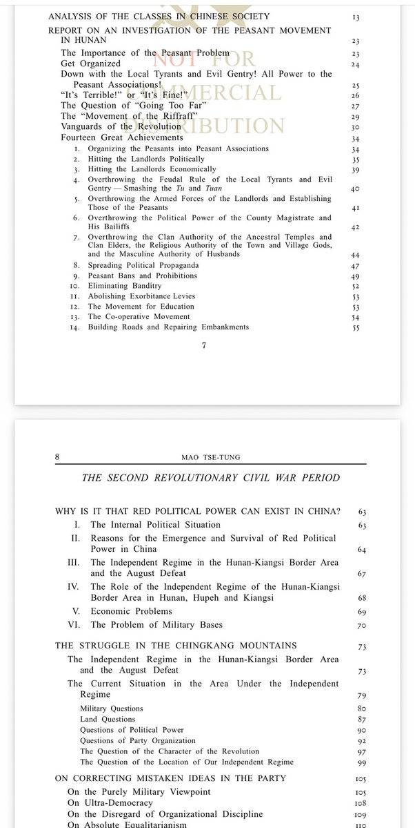 Leninistwarrior's tweet photo. Most Western Maoists only read “On Practice” or the little red book.
But even though i do not consider Mao to be the best theorist, he wrote more than enough to show that he was actually very smart.

But no one reads this because the red book is better. You are not an illiterate peasant, you can actually read stuff. Do it.