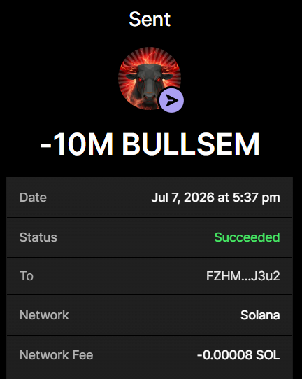 The Unstoppable Bull $BULLSEM tweet media