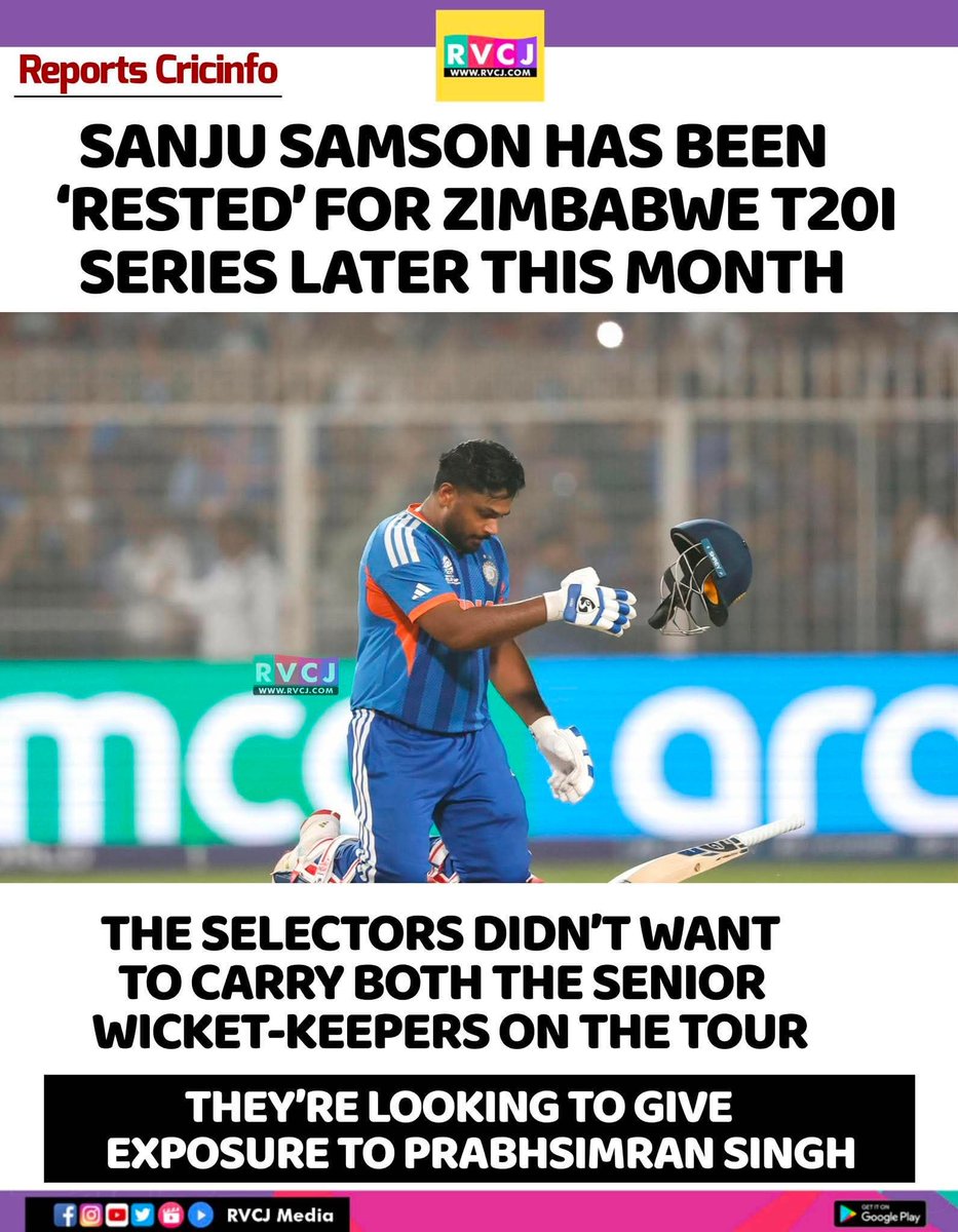 RVCJ_FB's tweet photo. Sanju Samson! https://t.co/sFvSliSoqi