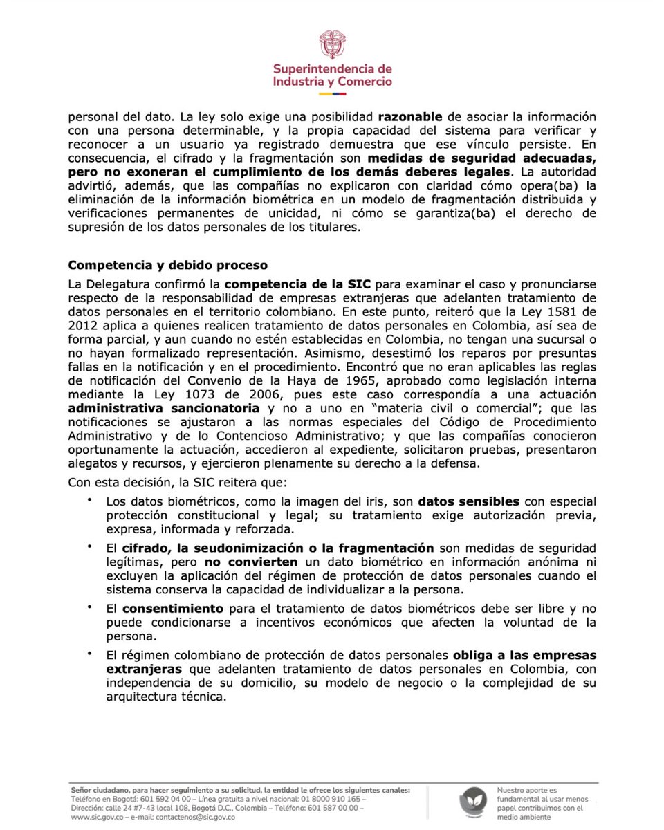 Superintendencia de Industria y Comercio 🇨🇴 tweet media