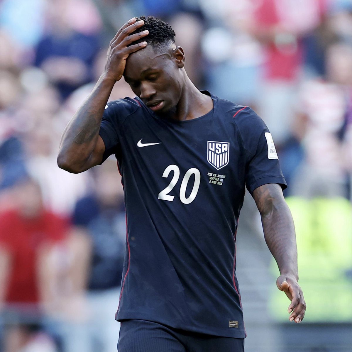 DailyNoud's tweet photo. President Donald Trump comments on the USA team’s loss vs Belgium in the World Cup:

“There’s always next year.” https://t.co/zu7kAjhwns