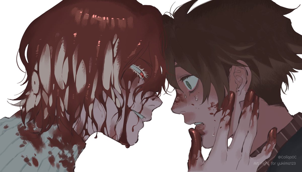 ColiqoOC's tweet photo. ⚠️Blood⚠️
#ArtFight2026 - Attack💥yukima123 https://t.co/waing2FULI