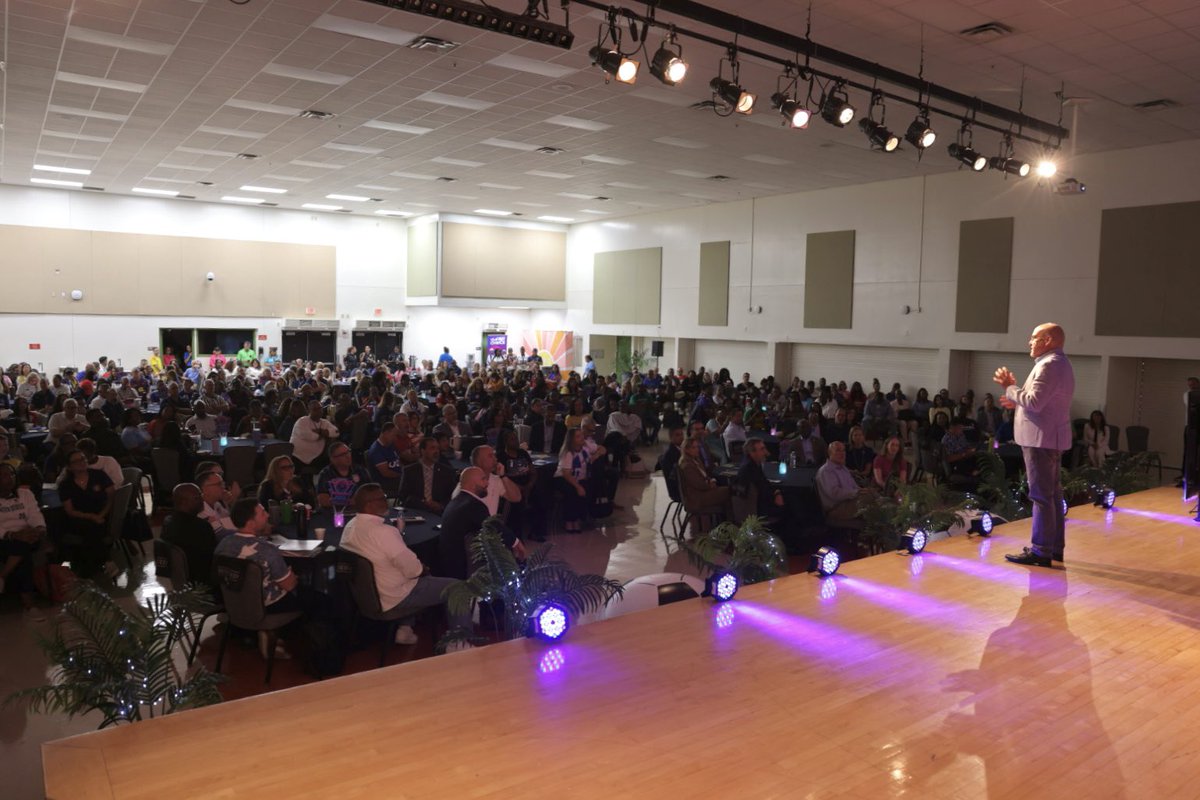 SuptDotres's tweet photo. Today, we officially kick off SYNERGY 2026 @MDCPS’ summer professional development conference for school principals! We are launching three unforgettable days of alignment, passion, and collaboration under this year's theme: United in Purpose. As we prepare for a world-class lineup, remember that everything we do builds toward a crescendo of student success. Bring the hype and start strong, because the most important work is ahead of you in the classrooms and communities we serve. Let’s make this year unforgettable! #Synergy2026 #YourBestChoiceMDCPS