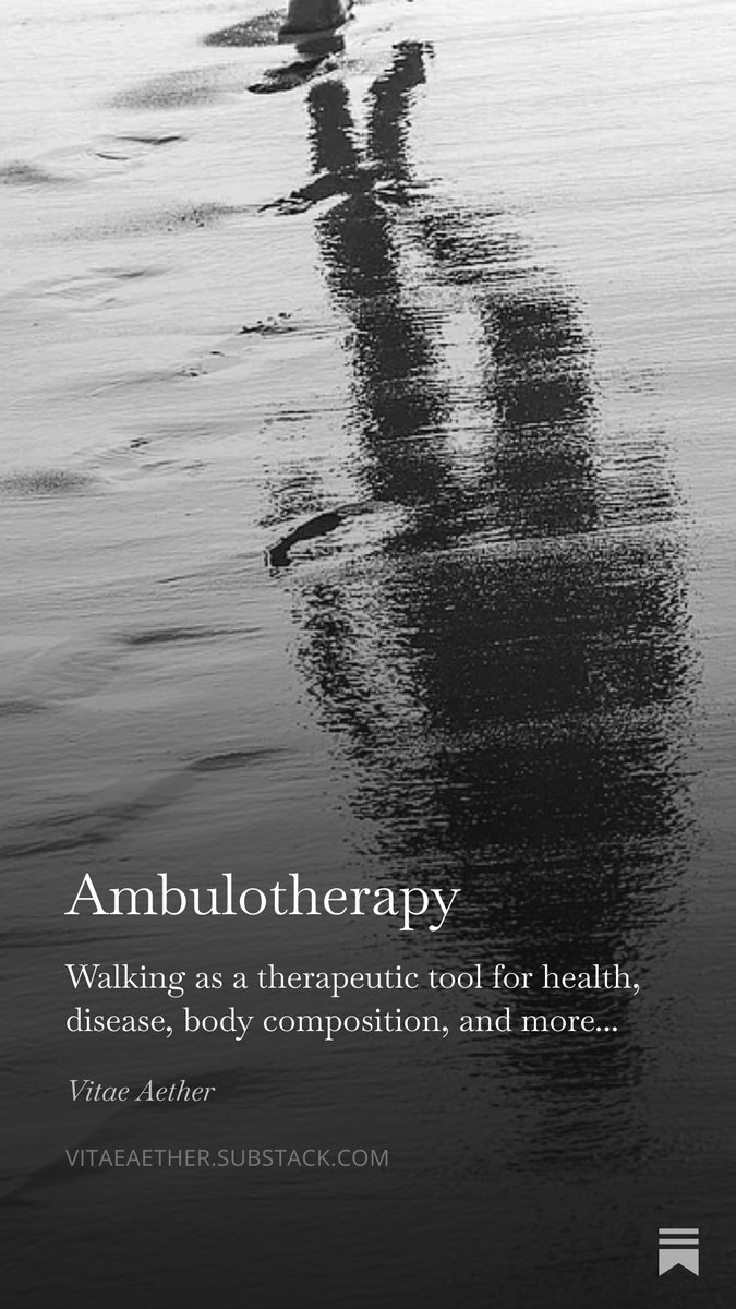spheno_xiphoid's tweet photo. Walking should be thought of as an essential nutrient or process like breathing, sleeping, and more. From this perspective it is not that walking is necessarily magical, but that a lack of walking is severely taxing on the organism. There is little that a walk won't be good for. https://t.co/1dqKjQLLxm