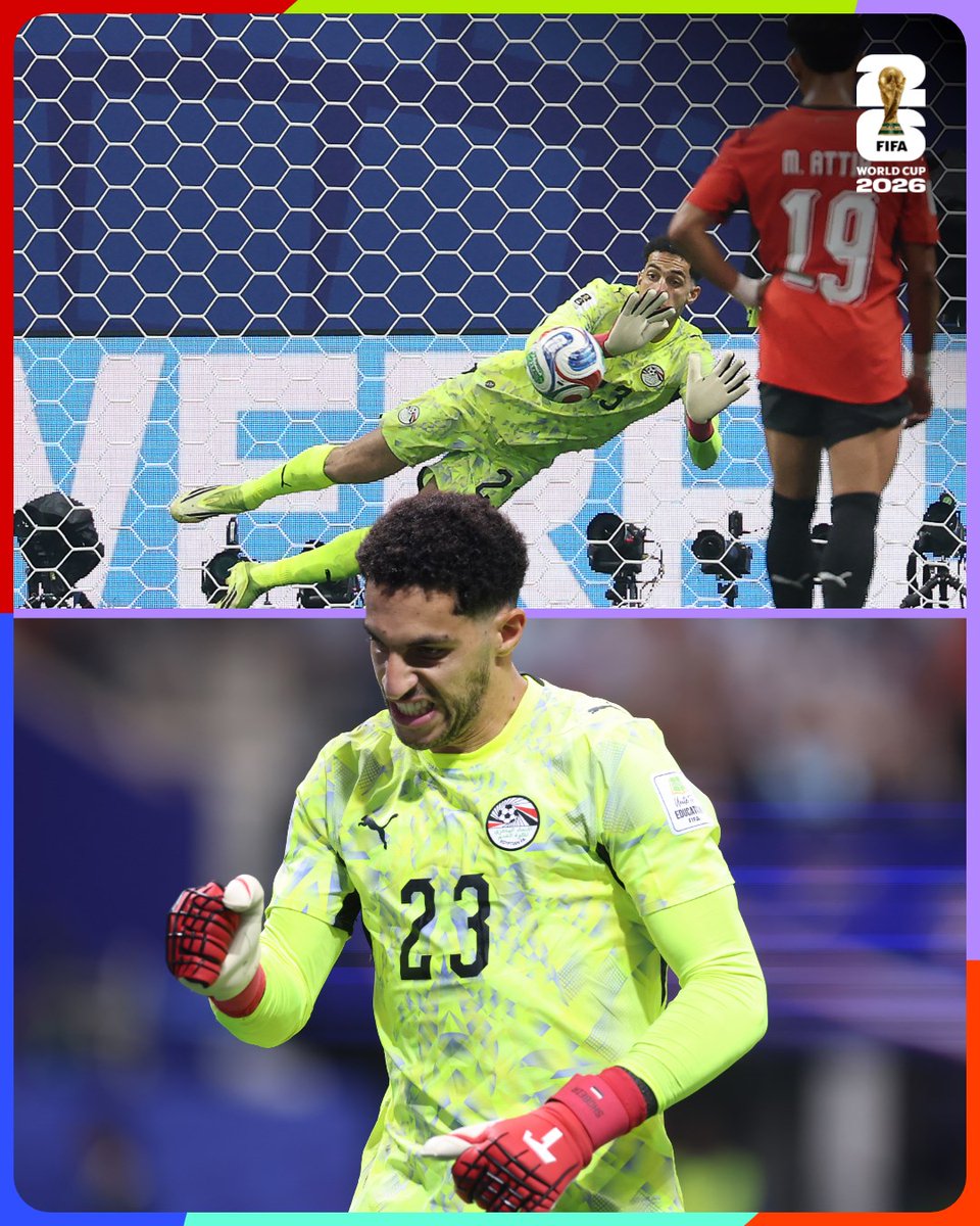 fifaworldcup_fr's tweet photo. Mostafa Shobeir HÉROÏQUE! 🤯🚫

#FIFAWorldCup https://t.co/5Rpv36OAbh