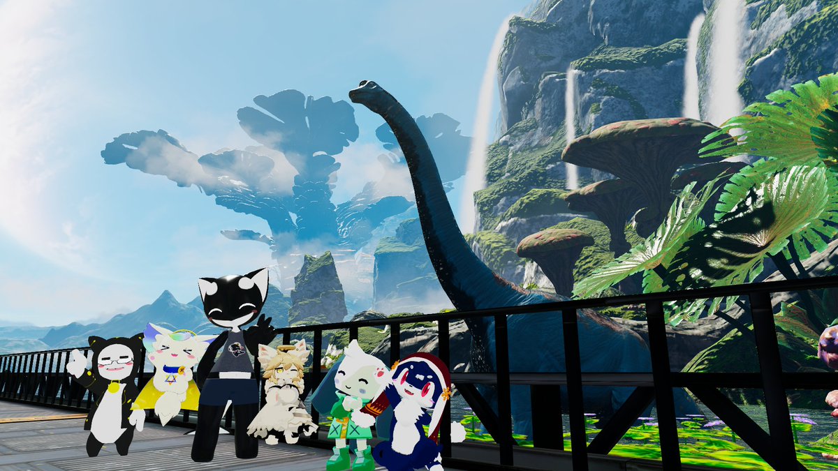 wxcvrc's tweet photo. きょうのVRC
噂のワールド、Project Lost Worldsに行ったよ
続きはやく見たい！ https://t.co/86qaEXowwy