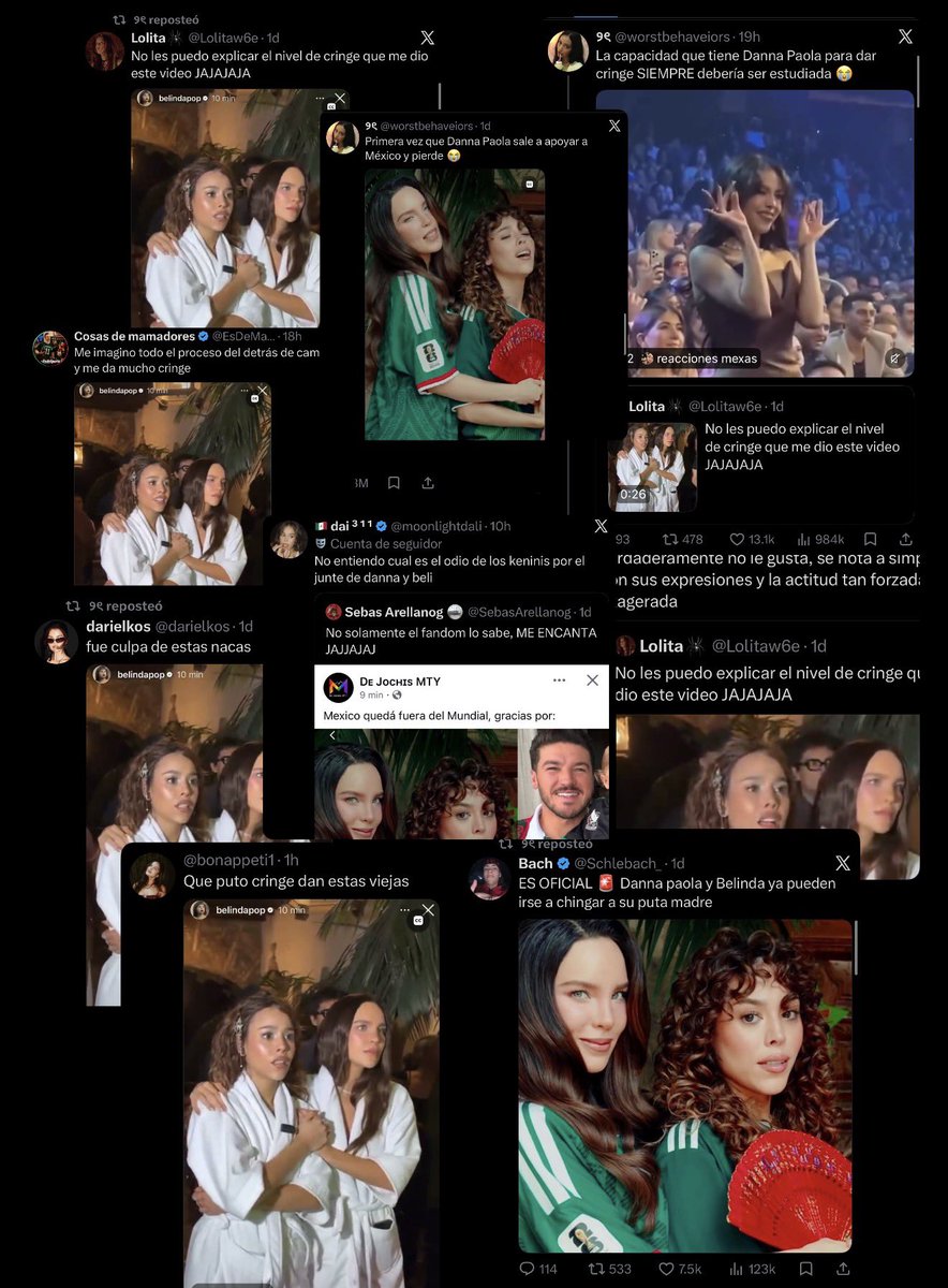aka__pablo's tweet photo. Una vez más, el fandom de Kenia Os decide terminar con la paz (que ellos propiciaron), con tal de impulsar una campaña de desprestigio en contra de DANNA y Belinda, sin razón alguna. 

Es una pena que en México, las artistas femeninas reciban tanto odio injustificadamente. https://t.co/WA4YqP2wJw