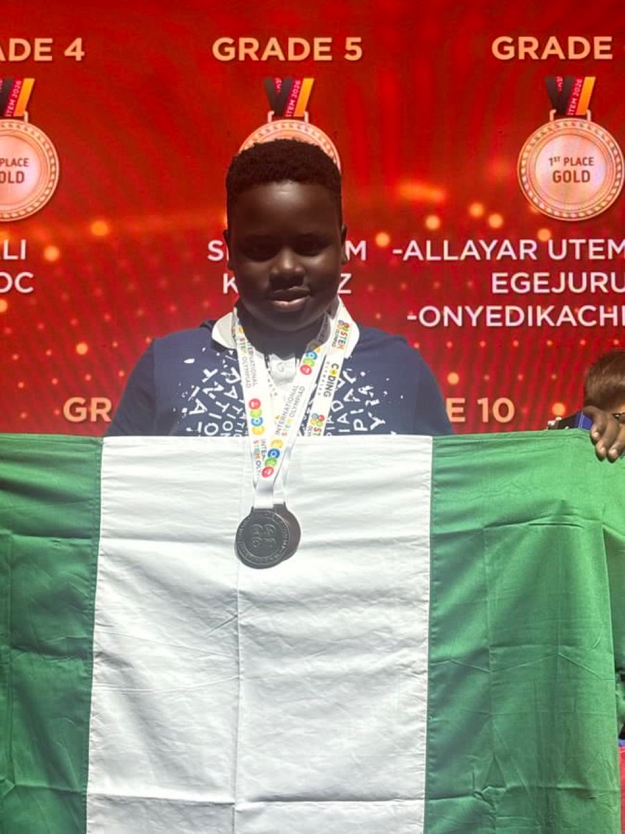 ParallelFacts's tweet photo. Onyedikachi Egejurum Emerges World's Best in Primary Mathematics as South-East Students Secure Triple Triumph at International STEM Olympiad in Italy https://t.co/80dVORX7Ao https://t.co/L252dvyEIa