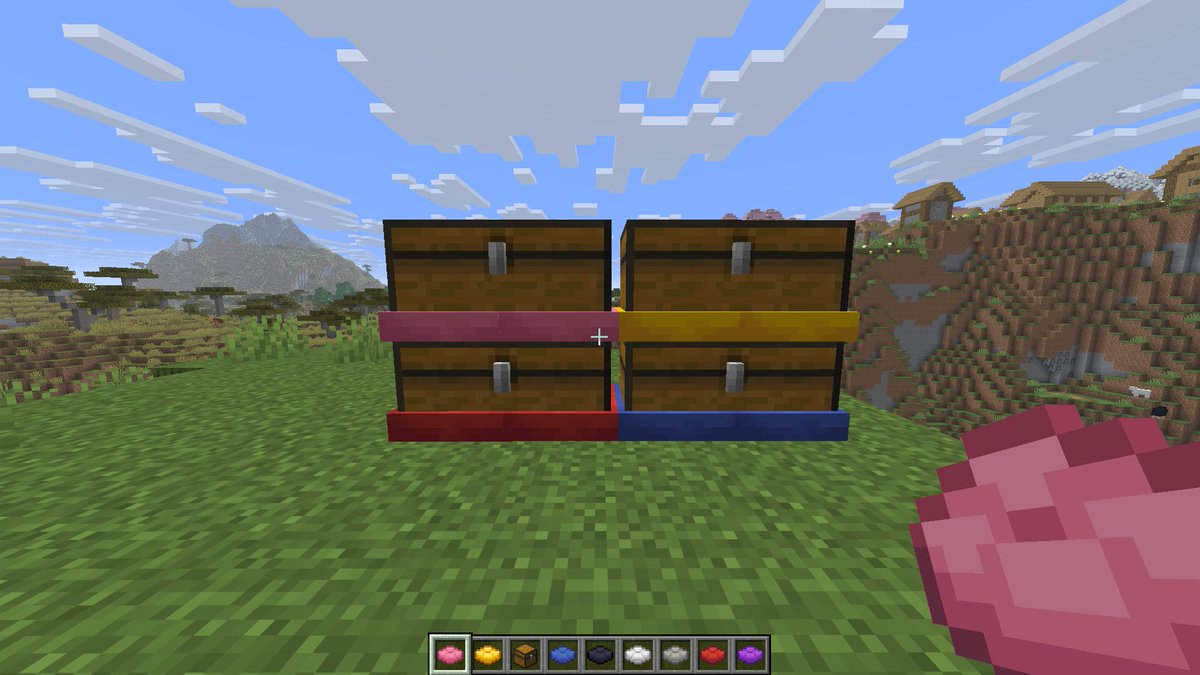 DeltaKitsune31's tweet photo. Agregaron a MInecraft una forma nueva de clasificar cofres con colores , simplemente peak https://t.co/Iq8bIwlE20