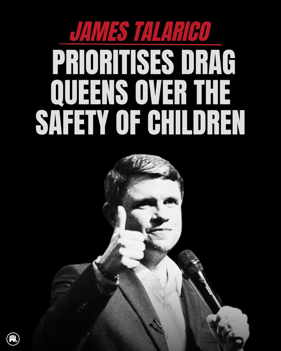 Republicans's tweet photo. James Talarico opposed a ban on “public sex acts and masturbation in front of kids” because he was worried it would impact the “best drag queens in the nation.”

Talarico and his creepy trans-for-all agenda have no place in the Senate. https://t.co/kfUGuTis0v