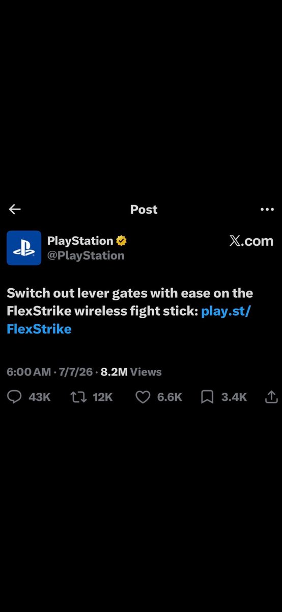 CultureCrave's tweet photo. PlayStation posted their first tweet in 6 days and it did not go well 

• Over 50K comments and quote tweets in a few hours 

• Every top reply ratio’d their post https://t.co/pwzDN98ESw