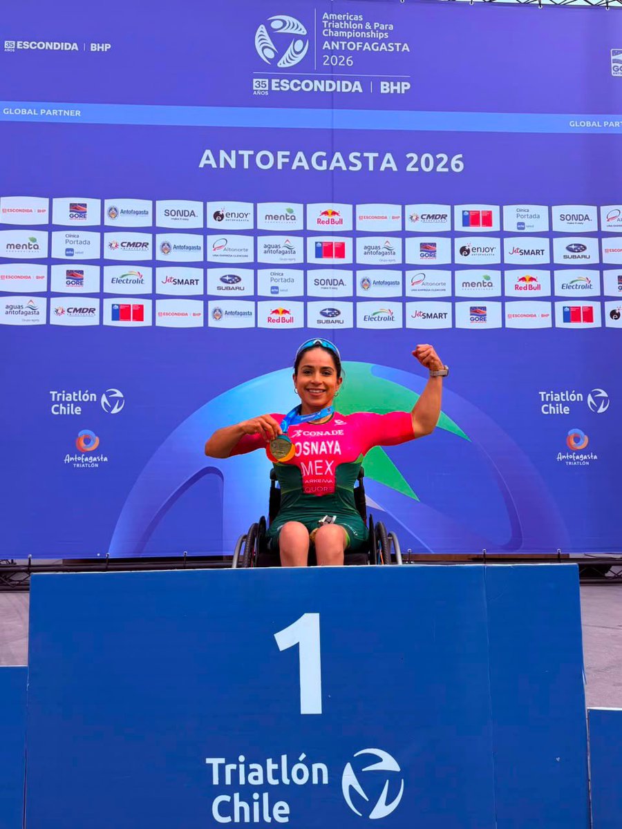 todomenosfut's tweet photo. 🇲🇽 MÉXICO BRILLA EN EL CAMPEONATO DE LAS AMÉRICAS 🥇

La selección nacional de triatlón y para triatlón cerró una destacada actuación en el Campeonato de las Américas Antofagasta 2026, en Chile, con una cosecha de cinco medallas: 🥇🥇🥇 y 🥈🥈.

Rumbo a Los Ángeles 2028. https://t.co/OlzfEA5SOV
