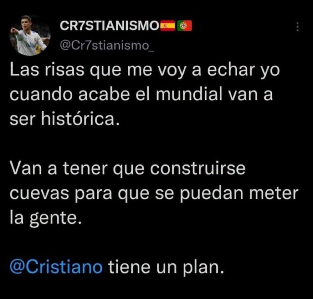 Satorou8's tweet photo. @Cr7stianismo_ Tiene un plan 🥱🥱🥱 https://t.co/CJAKygGzoW