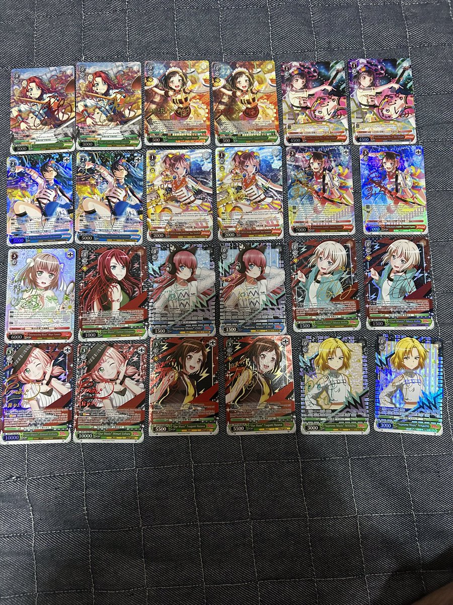 H1deEye's tweet photo. 提供　バンドリ英語サイン
1枚1500〜
値段気になるやつ聞いてください。
2枚あるやつはサインの色違います。
(↑なるべくセットで買ってもらえるとありがたいです)
まとめ買い優先＆割引します。

dmもしくはここのコメ欄に https://t.co/EP8yhGWQZi