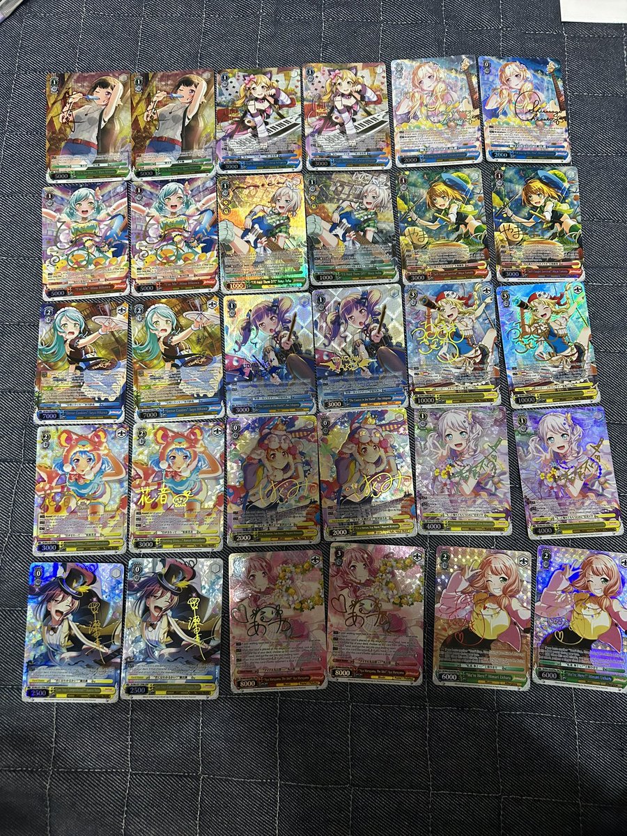 H1deEye's tweet photo. 提供　バンドリ英語サイン
1枚1500〜
値段気になるやつ聞いてください。
2枚あるやつはサインの色違います。
(↑なるべくセットで買ってもらえるとありがたいです)
まとめ買い優先＆割引します。

dmもしくはここのコメ欄に https://t.co/EP8yhGWQZi